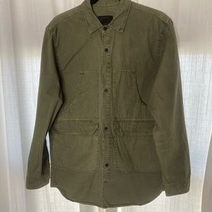 Zara Men’s Denim green jacket/shirt